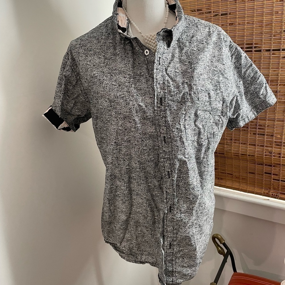 Gray Button Down Shirt